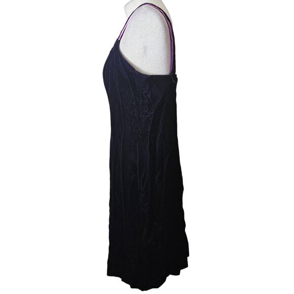 Vintage Purple Velvet Jacket Dress Size 12 - Picture 5 of 8